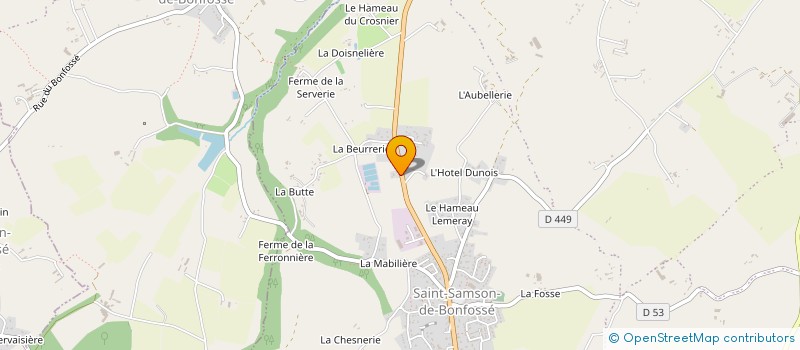 localisation de l'entreprise PAUL AIMOZ  SCIONZIER