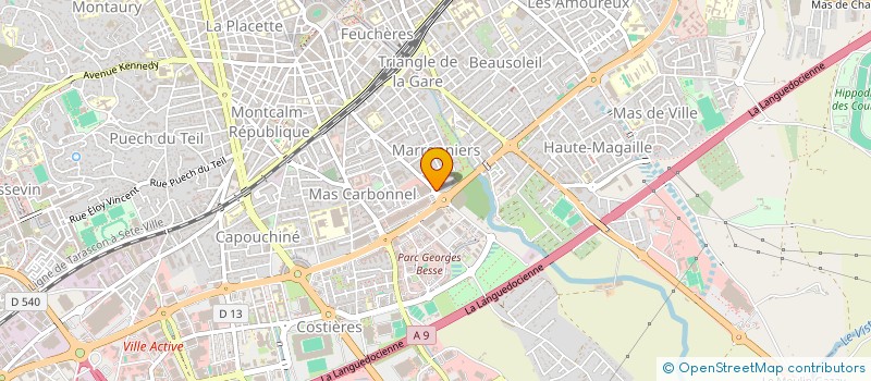 localisation de l'entreprise PAUL ANTOINE PATRIMOINE  NIMES