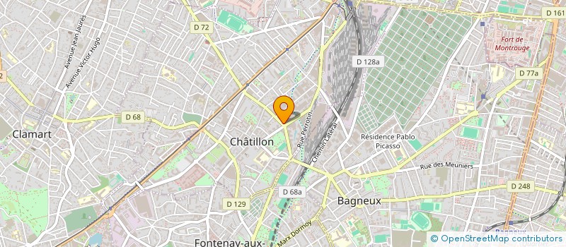 localisation de l'entreprise PAUL ARDIET SARL  CHATILLON