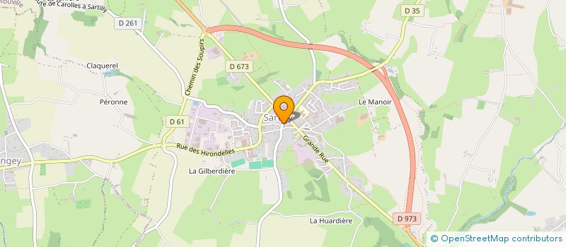 localisation de l'entreprise PAUL ARNAUD à SARTILLY-BAIE-BOCAGE