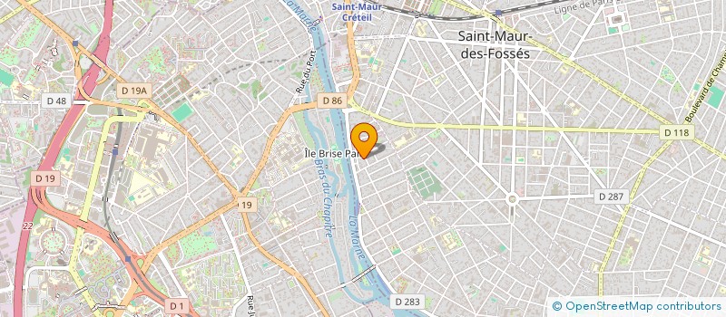 localisation de l'entreprise PAUL AVET à SAINT-MAUR-DES-FOSSES