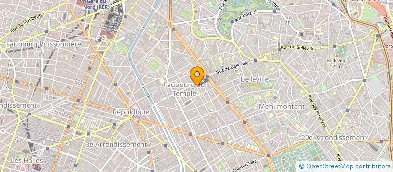 localisation de l'entreprise PAUL BARGE  PARIS