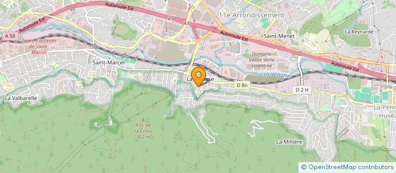 localisation de l'entreprise PAUL BERNARD  MARSEILLE