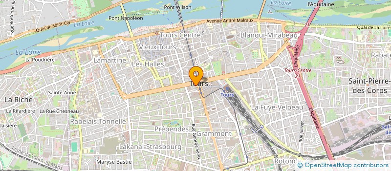 localisation de l'entreprise PAUL & CARTER ASSURANCE  TOURS