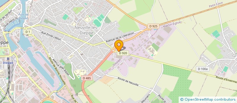 localisation de l'entreprise PAUL CHOLLET AUTOMOBILES à DIEPPE