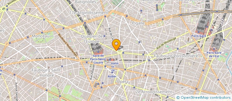 localisation de l'entreprise PAUL CLAIRET CONCEPT à PARIS