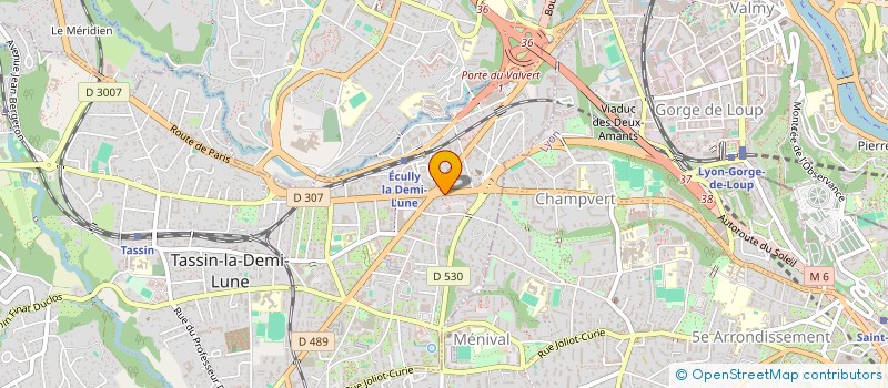 localisation de l'entreprise PAUL & CO  TASSIN-LA-DEMI-LUNE