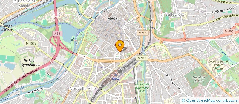 localisation de l'entreprise PAUL DIACRE  METZ