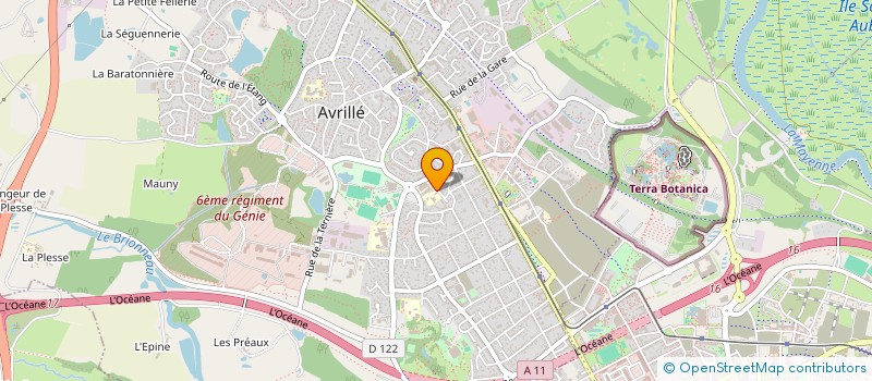 localisation de l'entreprise PAUL EMILE VICTOR ET LES AUTRES  AVRILLE