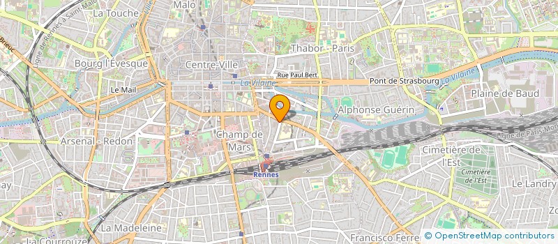 localisation de l'entreprise PAUL-ERIC SCHIRR-BONNANS ARCHITECTE  RENNES