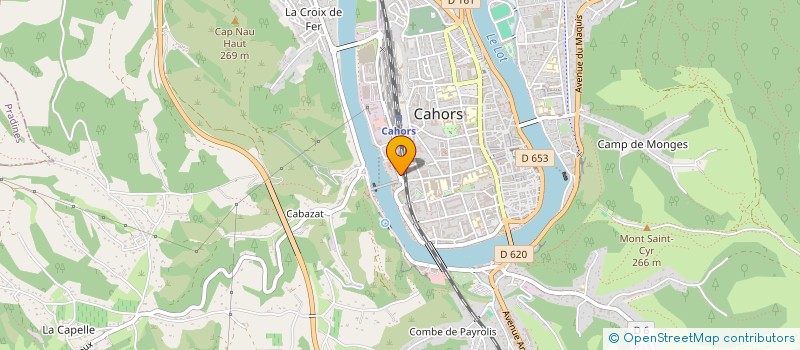 localisation de l'entreprise PAUL ET ALBANE  CAHORS