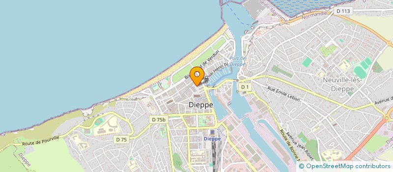 localisation de l'entreprise PAUL ET ARTHUR  DIEPPE