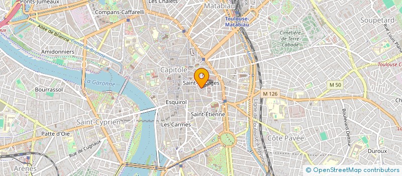 localisation de l'entreprise PAUL ET GASTON à TOULOUSE