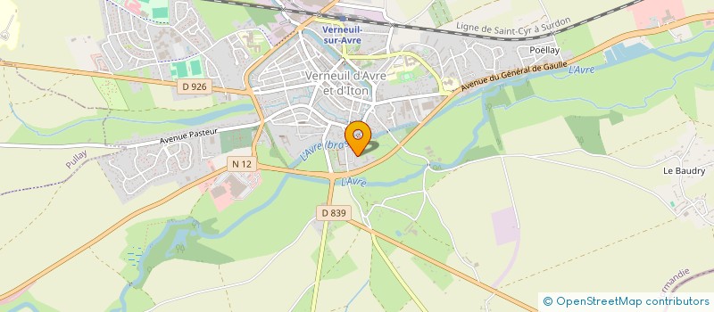 localisation de l'entreprise PAUL ET JULIE  VERNEUIL D'AVRE ET D'ITON