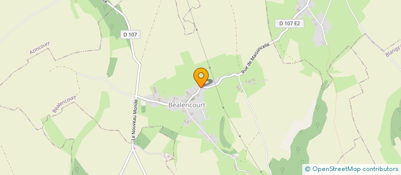 localisation de l'entreprise PAUL ET MADELEINE  BEALENCOURT