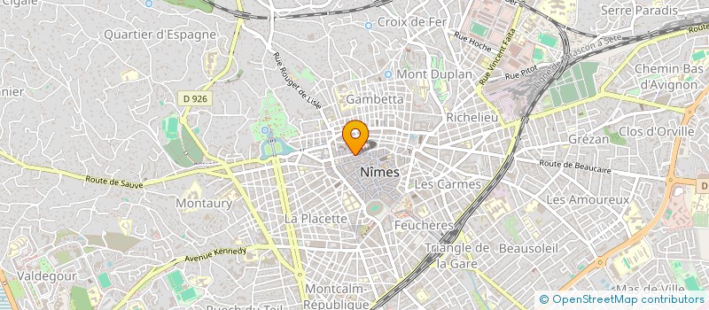 localisation de l'entreprise PAUL ET MARIE à NIMES