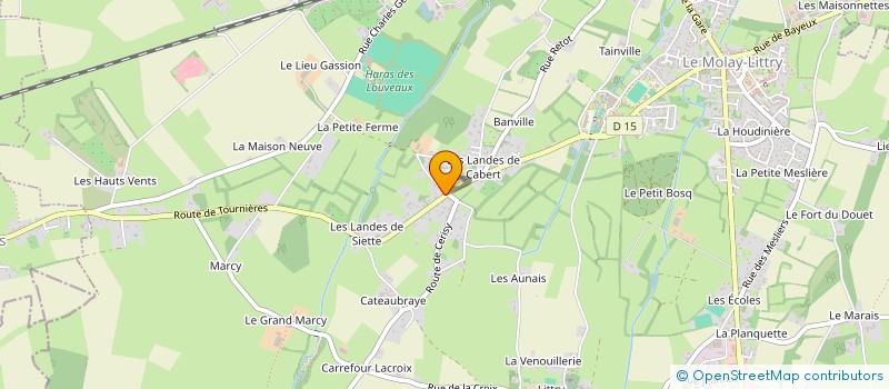 localisation de l'entreprise PAUL ET MARYSE  LE MOLAY-LITTRY