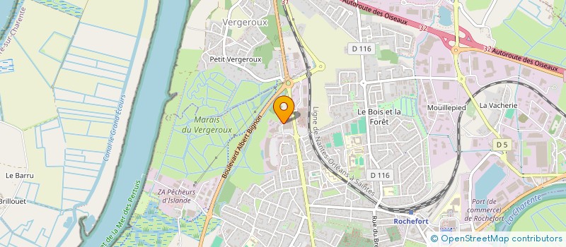 localisation de l'entreprise PAUL ET THERESE  ROCHEFORT