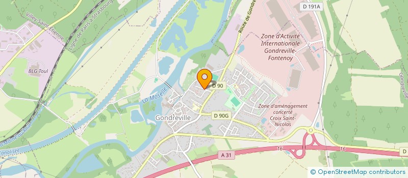 localisation de l'entreprise PAUL G PARTICIPATIONS  GONDREVILLE