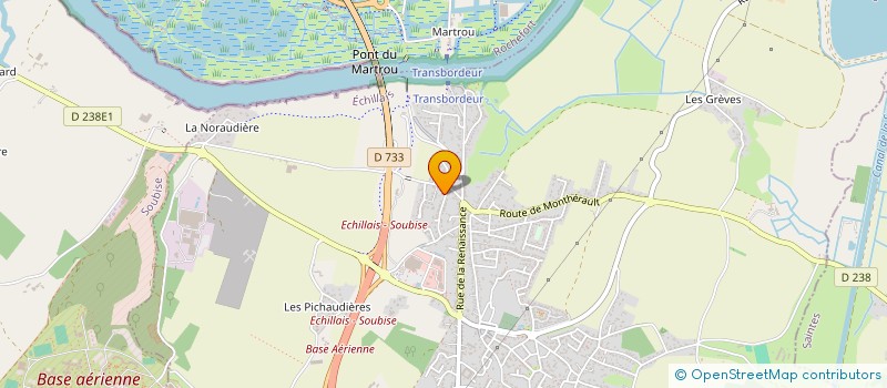 localisation de l'entreprise PAUL GABRIEL  ECHILLAIS