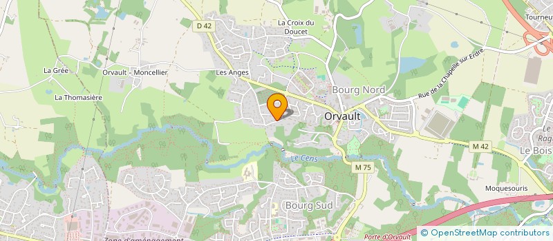localisation de l'entreprise PAUL GIRARD ELECTRICITE INFORMATIQUE (PAR ABREVIATION P.G.E.I.) à ORVAULT