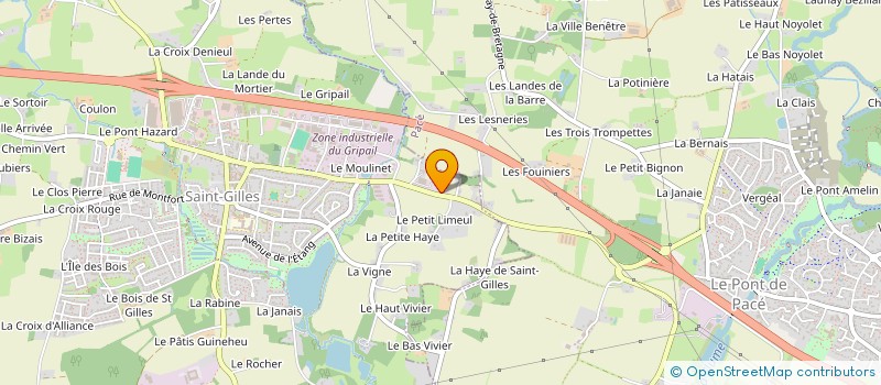 localisation de l'entreprise PAUL IMMO 4 à SAINT-GILLES