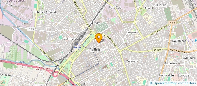 localisation de l'entreprise PAUL'IMMO  REIMS