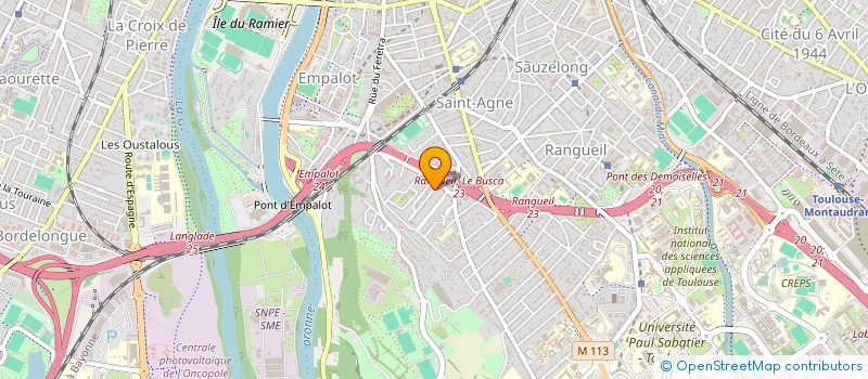 localisation de l'entreprise PAUL INVEST à TOULOUSE