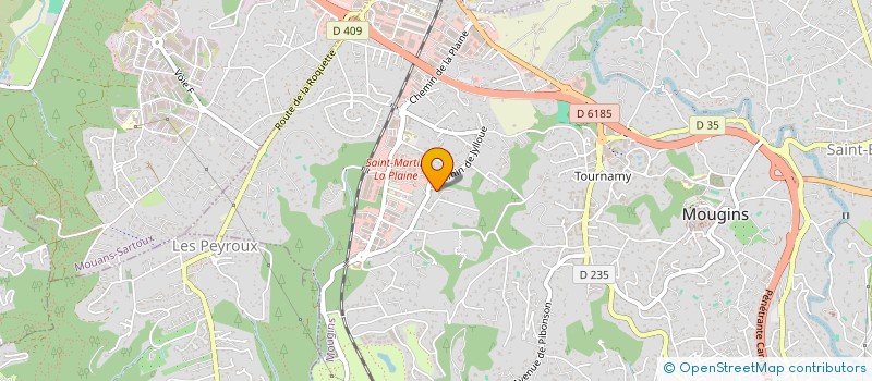localisation de l'entreprise PAUL INVEST à MOUGINS