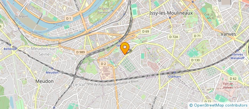 localisation de l'entreprise PAUL & JESS à ISSY-LES-MOULINEAUX