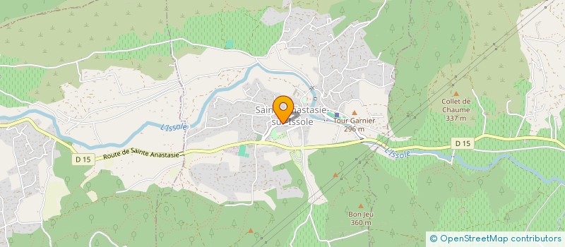 localisation de l'entreprise PAUL KALE  SAINTE-ANASTASIE-SUR-ISSOLE