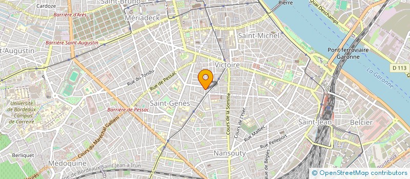 localisation de l'entreprise PAUL KOLOUTCHE  BORDEAUX