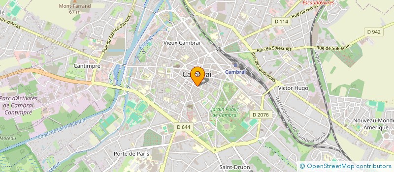 localisation de l'entreprise PAUL LAFFONT  CAMBRAI