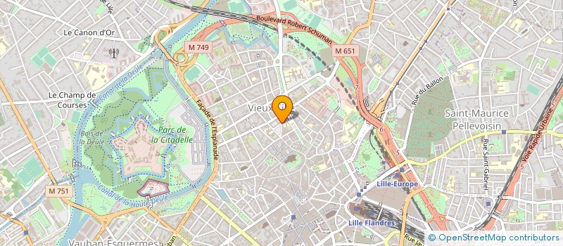 localisation de l'entreprise PAUL LE BLAN à LILLE