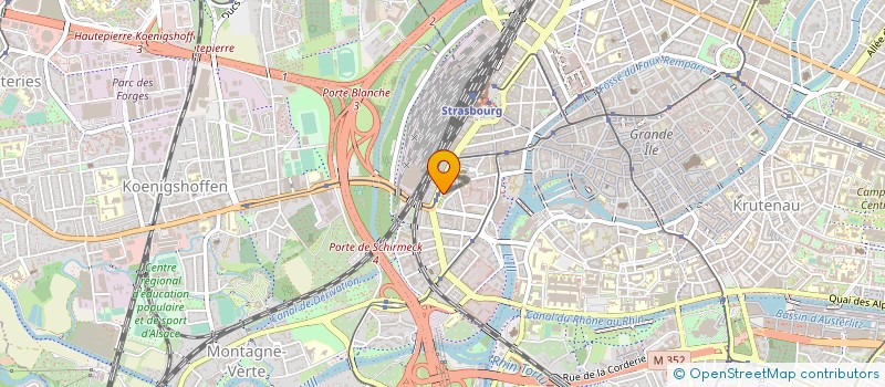 localisation de l'entreprise PAUL LE QUERNEC à STRASBOURG