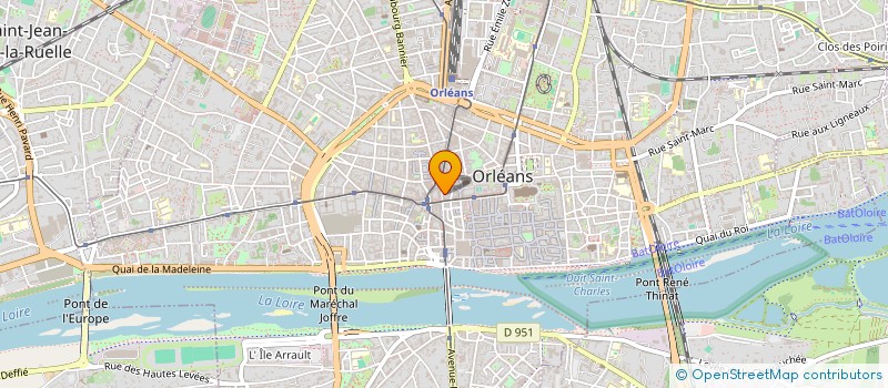 localisation de l'entreprise PAUL LEBEAU 45  ORLEANS