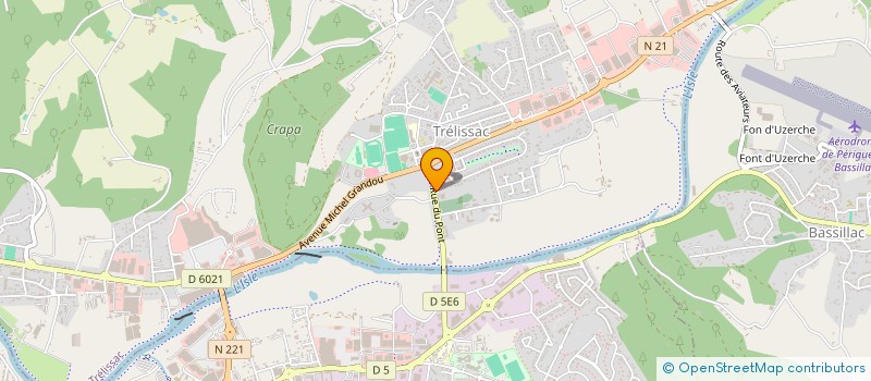 localisation de l'entreprise PAUL LEDUCQ à TRELISSAC