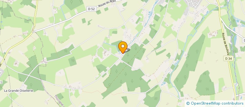 localisation de l'entreprise PAUL LEMOINE  THORIGNE-SUR-DUE