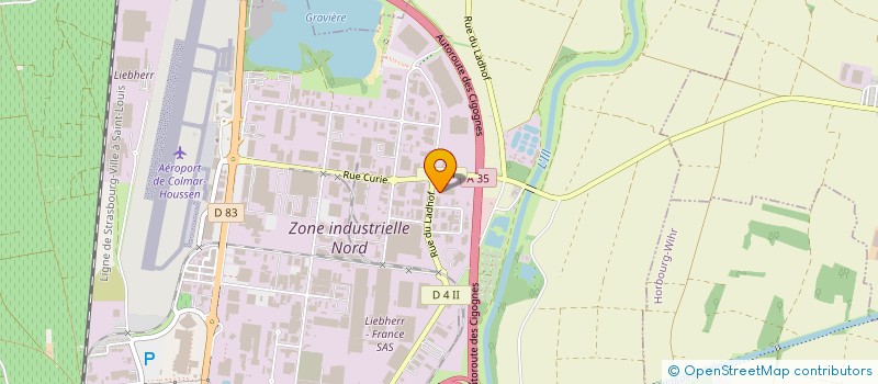 localisation de l'entreprise PAUL LIBBRA DISTRIBUTION ALSACE  COLMAR