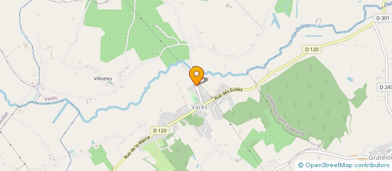 localisation de l'entreprise PAUL&LINA  VARES