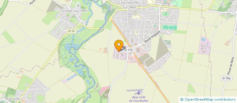 localisation de l'entreprise PAUL MARIE à COURSEULLES-SUR-MER