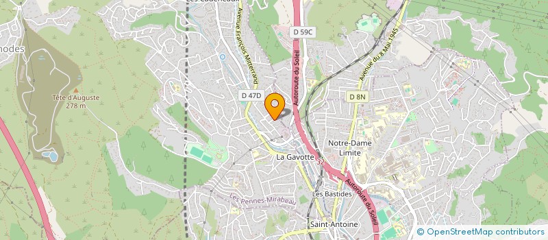 localisation de l'entreprise PAUL-MARIE à LES PENNES-MIRABEAU