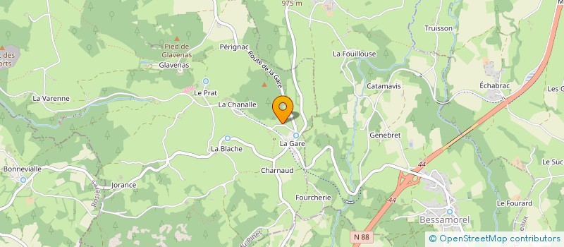 localisation de l'entreprise PAUL MARIE-ROSE  SAINT-JULIEN-DU-PINET