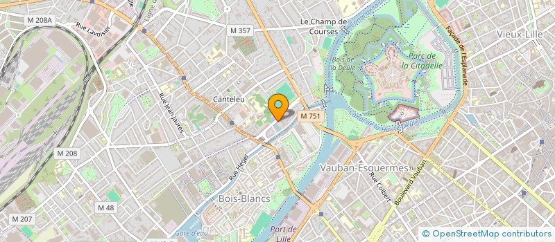 localisation de l'entreprise PAUL MEDIA ESPACES à LAMBERSART