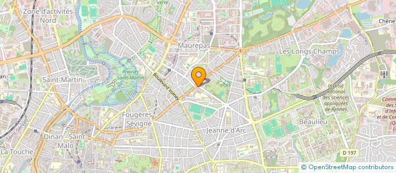 localisation de l'entreprise PAUL PAINLEVE  RENNES