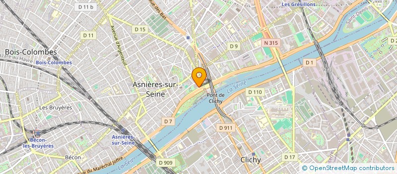 localisation de l'entreprise PAUL POSITION à ASNIERES-SUR-SEINE