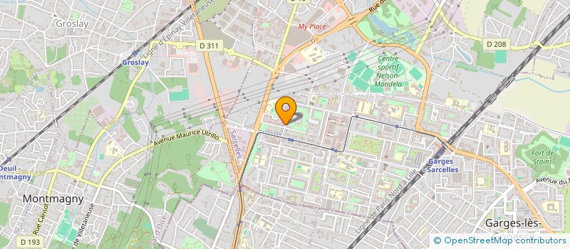 localisation de l'entreprise PAUL QUINZE  SARCELLES