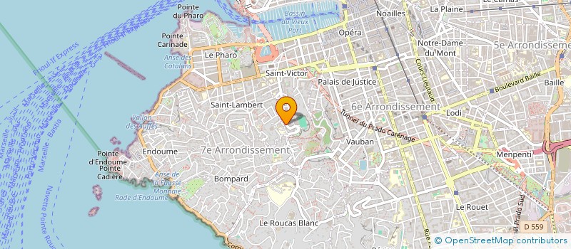 localisation de l'entreprise PAUL RIGAUD AGENCEMENT à MARSEILLE