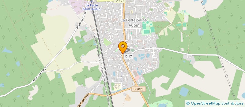 localisation de l'entreprise PAUL&ROMY à LA FERTE-SAINT-AUBIN
