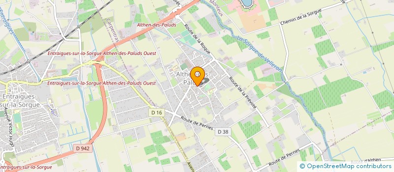 localisation de l'entreprise PAUL ROULET  ALTHEN-DES-PALUDS